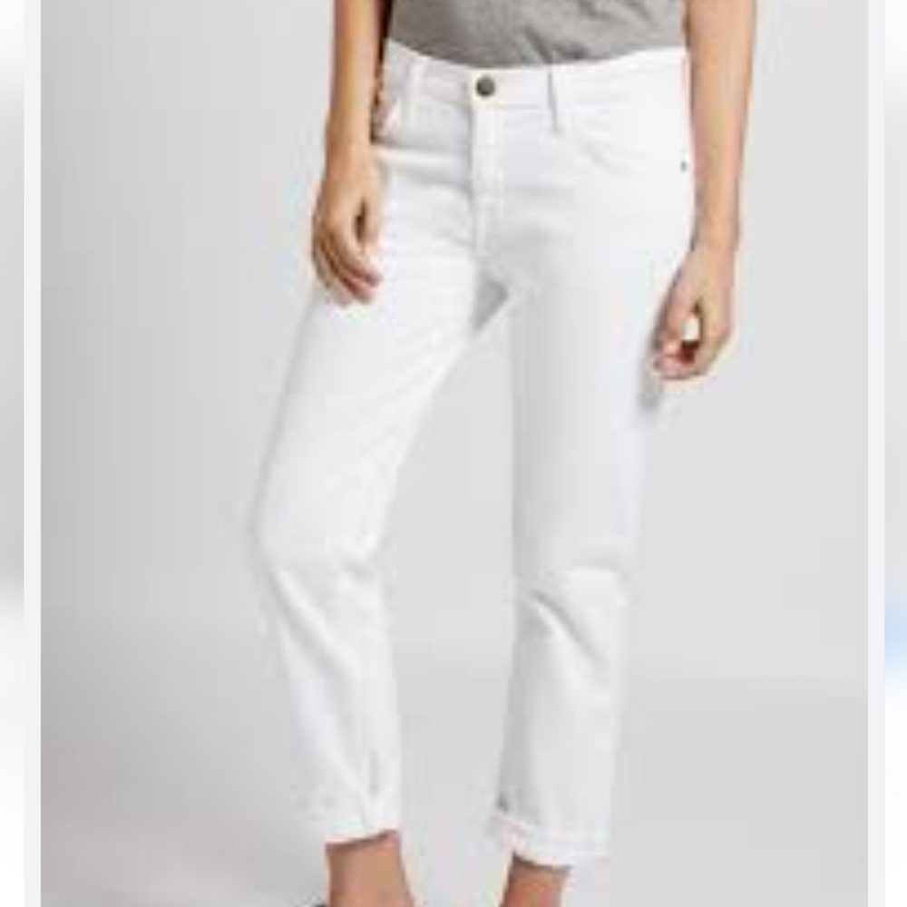 Current/ Elliott The Fling Sandy White Jeans Size 25